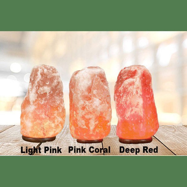 Himalayan Salt Lamp Natural Pink Mini 4 units (5.5-7 lbs each)